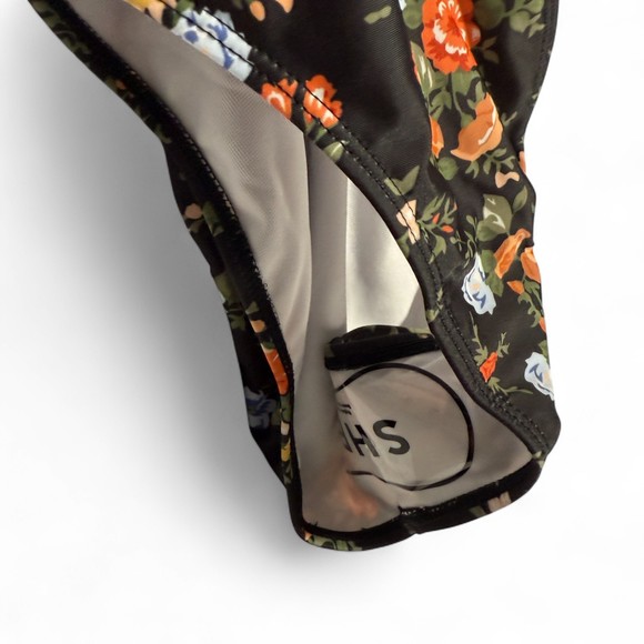 SHEIN Floral Halter Monokini One-Piece Swimsuit — XL - Picture 3 of 4